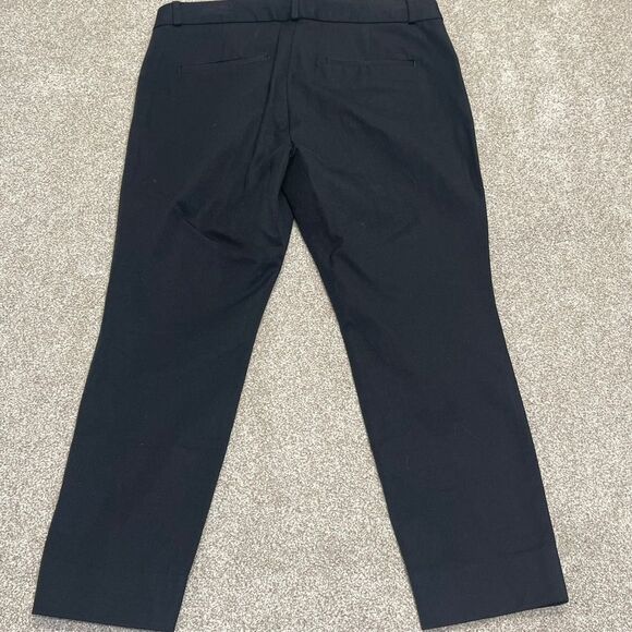 Banana Republic womens sloan pants sz 12 10” rise black business casual trouser - Picture 2 of 12